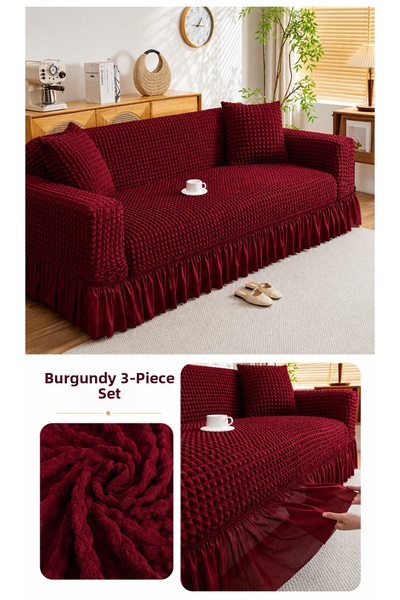 ELHAS Husa de canapea Bürümcük pentru 3 persoane. Husă pentru scaun cu tiv. H...
