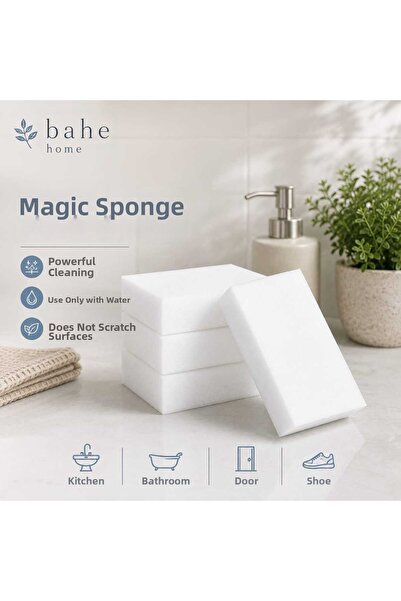 bahe home Magic Eraser Sponge – Multi-Purpose Cleaning Sponge Effective on Ma...