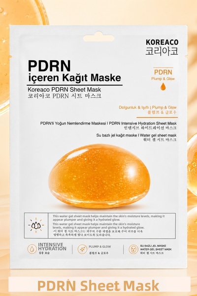 KOREACO قناع الوجه PDRN |   قناع يساعد على إظهار البشرة الممتلئة والحيوية