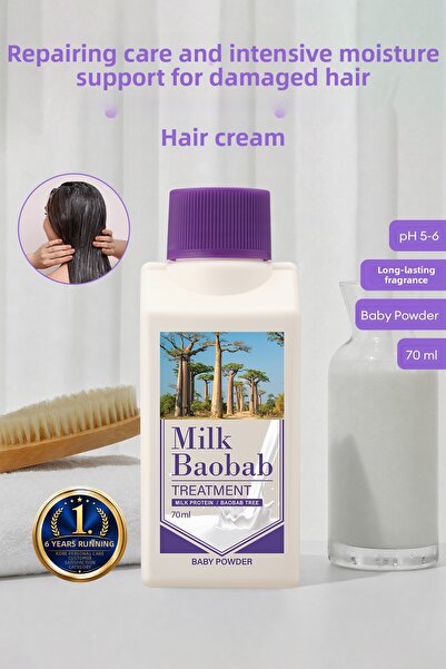 Milk Baobab Moisturizing Conditioner for Repairing Damaged Hair Original Trea...