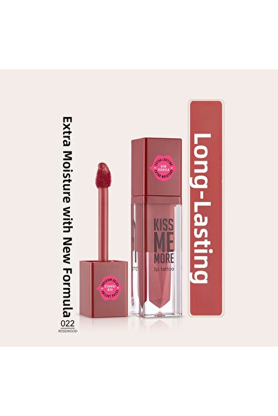 Flormar Kiss Me More Intense Moisturizing Liquid Matte Lipstick Dark Rose