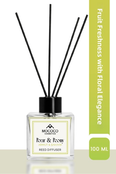 MOCOCO COSMETICS Difuzor cu bețișoare de bambus, aromă de Bujor și Pară, 100 ...