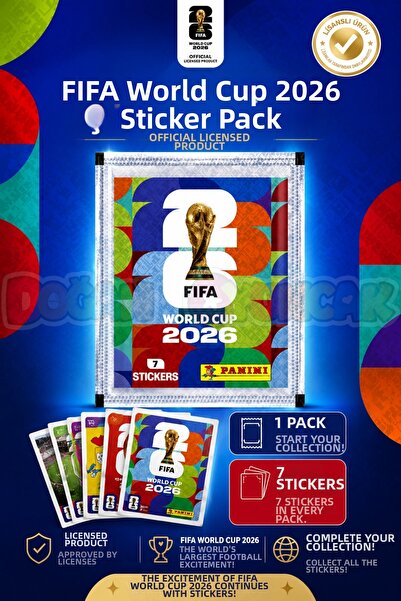 Doğan Oyuncak Dünyası Panini World Cup Stickers 1 Pack - Fifa World Cup 2026 ...