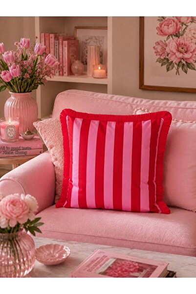 Skhome Double-Sided Decorative Energetic & Living Room Decor Fringed Throw Pi...