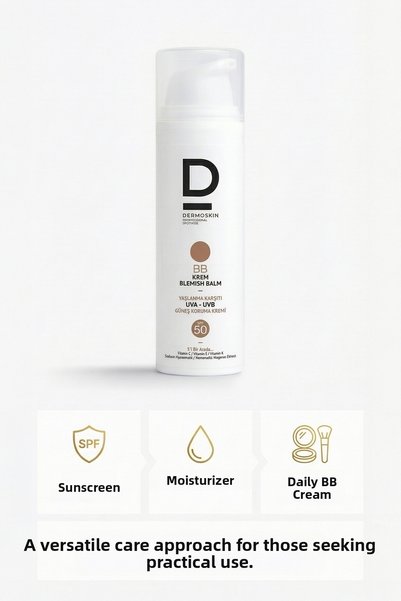 Dermoskin Bb Cream Blemish Balm Spf50+ |   Colorful Sunscreen |   Anti-Aging |   Stain Remover |   50ml