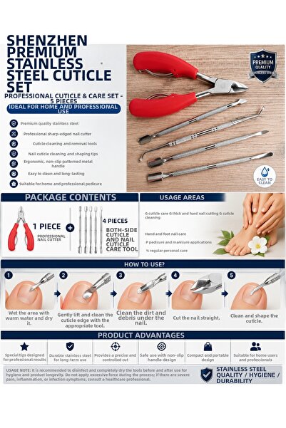 Shenzhen Xin Xin Shenzhen Premium Stainless Steel Ingrown Nail Set and Profes...