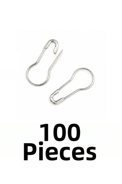 MTKardeşler 100 броя крушовидни безопасни игли, 2 см, тип крушка