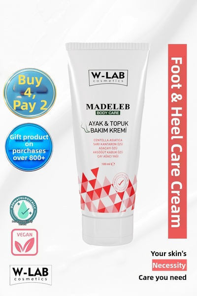 W-Lab Cosmetics Foot and Heel Care Cream 100 ML