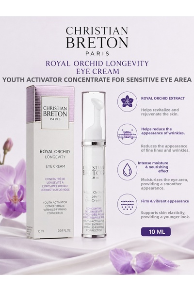 Christian Breton Royal Orchid Eye Cream 10 ml – Intensive Eye Care Against th...