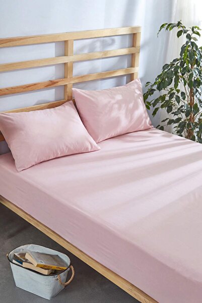 TRENDYOLMİLLA HOME Διπλό ελαστικό σεντόνι που σιδερώνει εύκολα 180x200+30cm &...