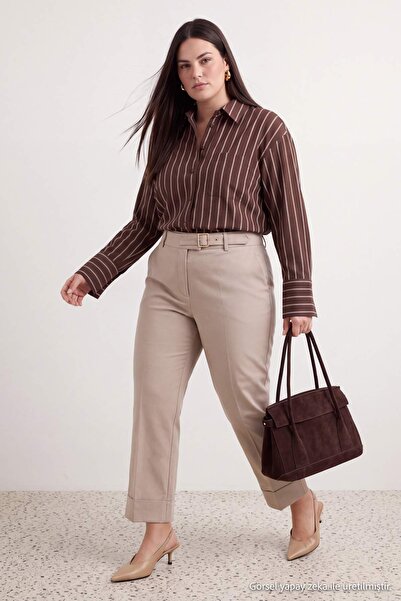 Trendyol Curve Beige