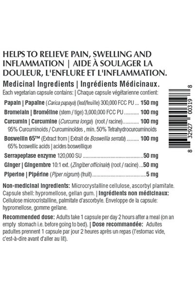 provita Serra Plus (Serrapeptase), 60 capsule, Nutrition
