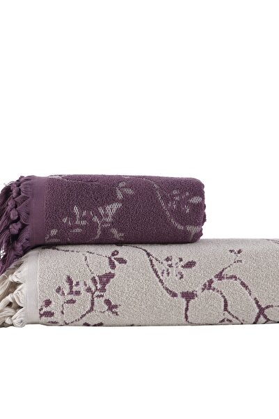 Dantela KOD-8961 SET 2 PROSOAPE DE BAIE DIN BUMBAC 50x90 - 85x150