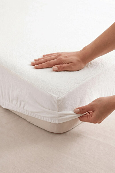 Menderes Home Διπλό Υγροστεγές Στρώμα Κρεβατιού (Εφαρμοστό) 140x200 εκ. Βυζ.