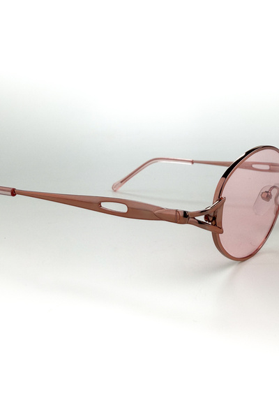 TARSS Pera Pembe Metal Oval Güneş Gözlüğü | Retro Vintage | UV400