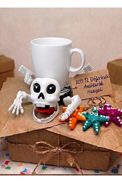 Genç 3D Hareketli İskelet Bardak Tutucu | Skeleton Cup Holder | Dekoratif ve ...