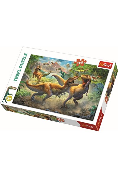 Trefl PUZZLE 160 TYRANNOSAURUS IN FIGHT