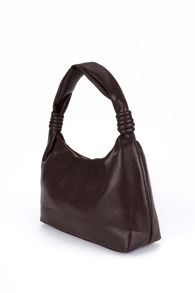 Z&ÇBUTİKK Women's Soft Textured Knotted Handle Shoulder Bag – Casual & Stylish Use