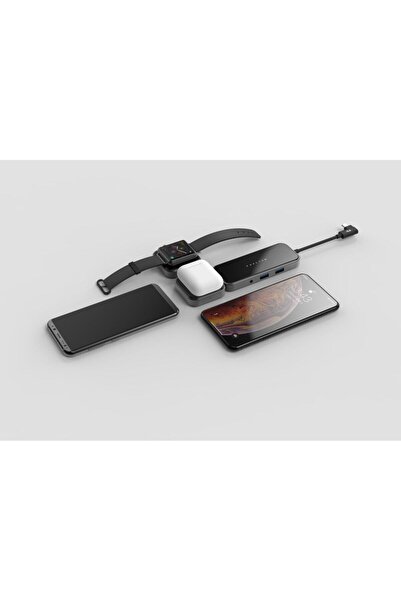 Mcstorey Type-C HDMI Dönüştürücü Kablosuz Şarj Aleti Watch AirPods Qi Wireless Charger 4K Full HD
