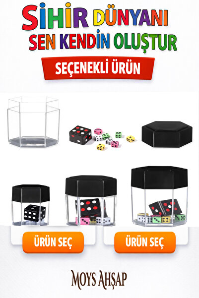 moysahsap party&ahşap Sihirbazlık Setini Kendin Oluştur | İstediğin Ürünü Seç...