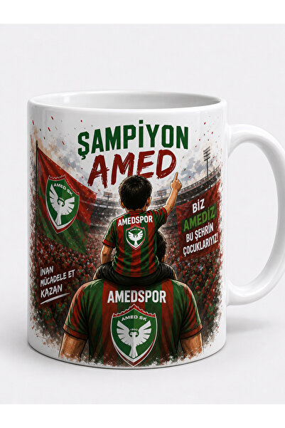 sultan hediyelik Diyarbakır Amedspor Taraftar Kupa Amedspor 21 Tasarım Serami...