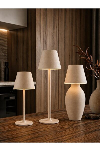 Mivo Design Şarjlı Kablosus Dokunmatik LED Masa Lambası