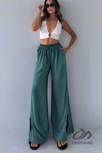 OWNME Pantaloni confortabili cu șliț pentru femei