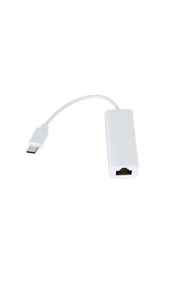 Genel Markalar TYPE-C ETHERNET ÇEVİRİCİ USB-C TO RJ45 USB 2.0 ETHERNET NETWOR...