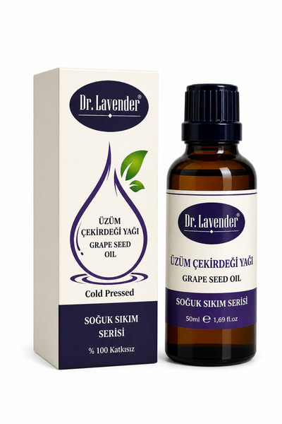 Dr.Lavender زيت بذور العنب النقي الطبيعي المعصور على البارد 50 مل