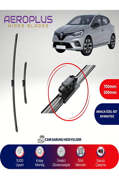 Aeroplus Renault Clio 5 2019-2023 Muz Silecek Takımı