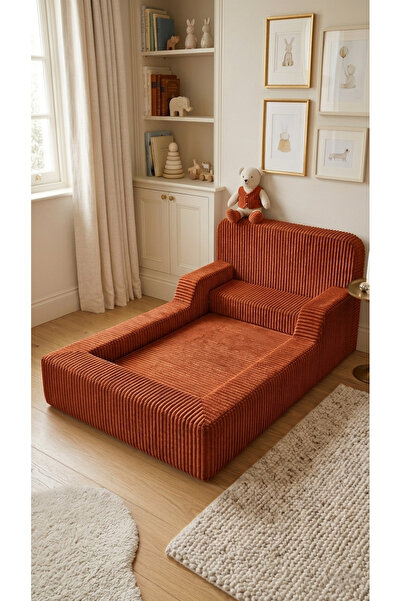 Puftic Çocuklar İçin Fonksiyonel Yer Yatağı 100x170cm - Yıkanabilir Kılıflı F...