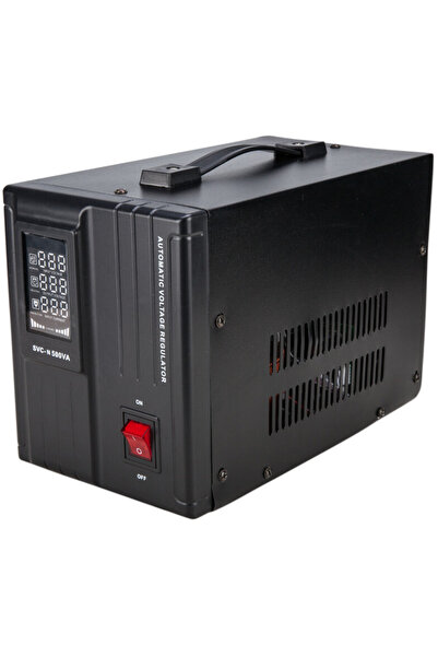 Evotools Voltage Stabilizer 500VA, LCD Display, Servomotor and Delay Function...