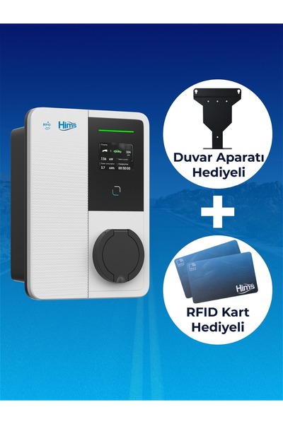 Hims 22kW Bireysel Duvar Tipi Araç Şarj İstasyonu HEVC-22