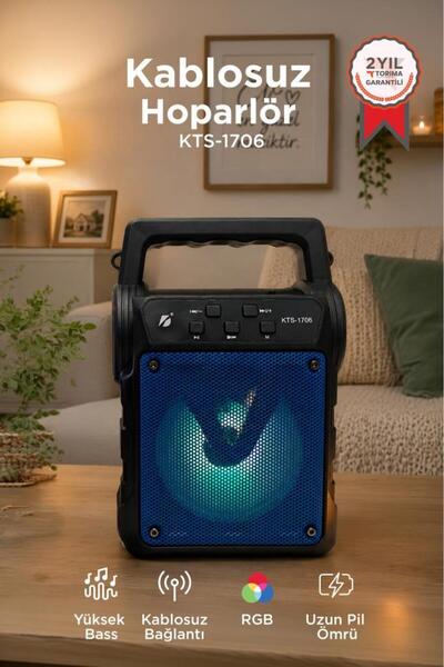 Torima Bluetooth Hoparlör Güneş Enerjili Fenerli Taşınabilir Hoparlör KTS-170...