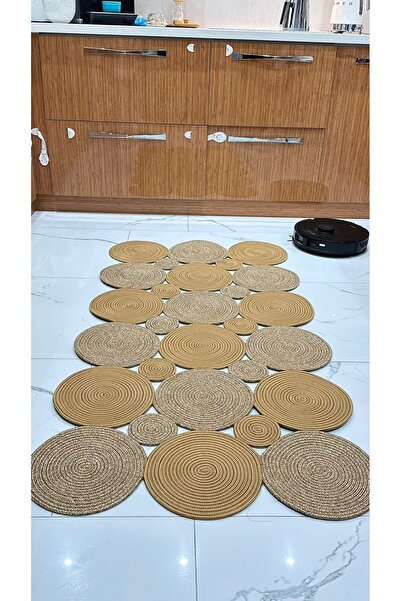 BHR Creative Jute Kilim Runner Otirač Pravougaonog Modela Specijalnog Dizajna
