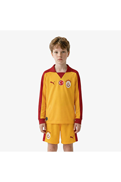 Puma Galatasaray S.K Retro Ls Çocuk Sarı Forma
