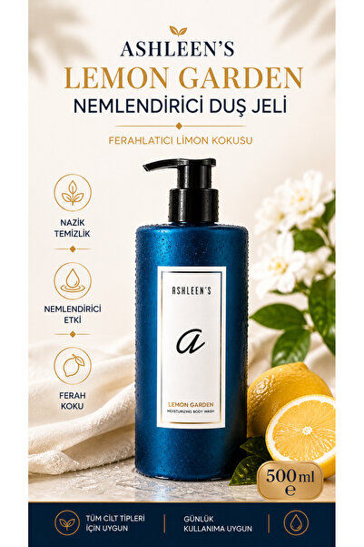 Ashleen’s Lemon Dream Limon Kokulu Nemlendiricili Duş Jeli 500ml