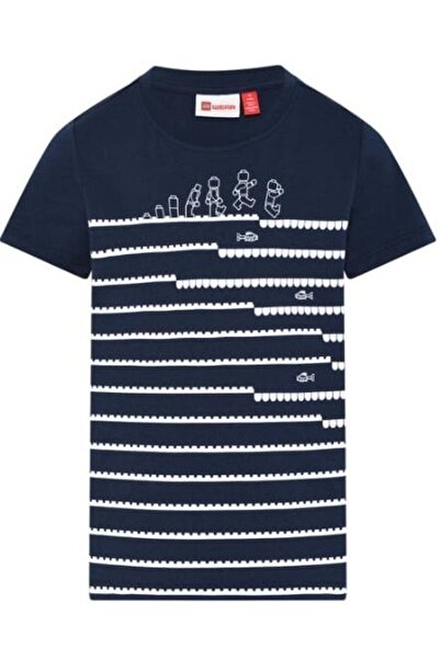 LEGO Tricou pentru copii LWTINUS 309-Bleumarin-128