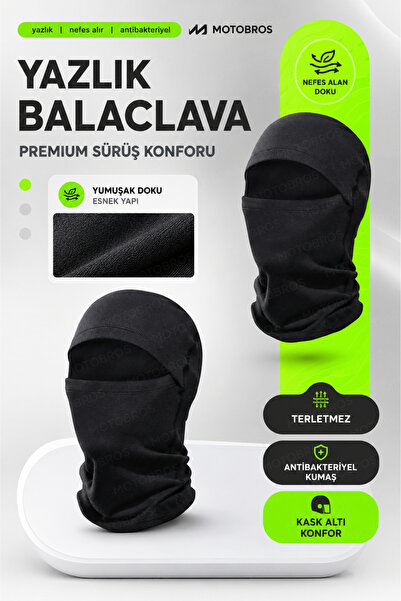 Motobros Motosiklet Yazlık Balaklava Yazlık Buff Boyunluk UNİSEX Model (Ter Emici Kumaş)