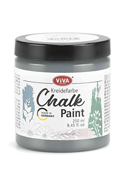 Viva Decor Vopsea cremoasă pentru mobilă, cu cretă, VIVA DECOR, 250ml Gri pla...
