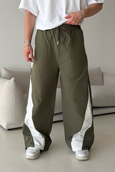 JedanFirst Paraşüt Kumaş Baggy Stoper Paça Eşofman