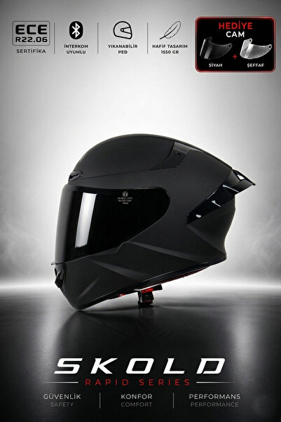 SKOLD Rapid Kapalı Kask (ECE-22.06)