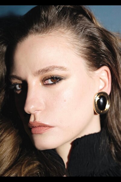 Asteria Jewelry Büyük Mng Model Küpe Serenay Küpe