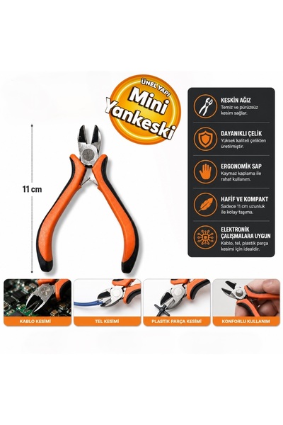 Emge Emg Mini Elektronikçi Yankeski 110 mm
