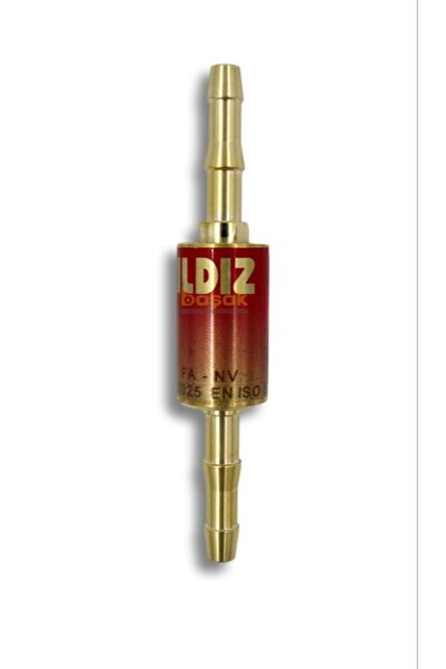 Yıldız Gaz Armatürleri Alev Geri Tepme Valfleri 1018 (Hortum Arası asetilen,p...