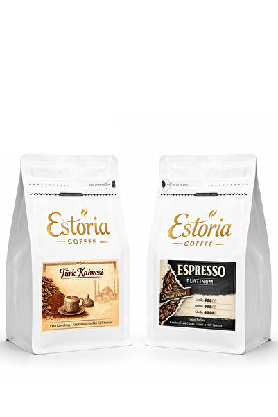 Türk Kahvesi 250g | Espresso Arabica Çekirdek Kahve 250g | Geleneksel Lezzet | Yumuşak İçim | %100 Arabica ( 500g )
