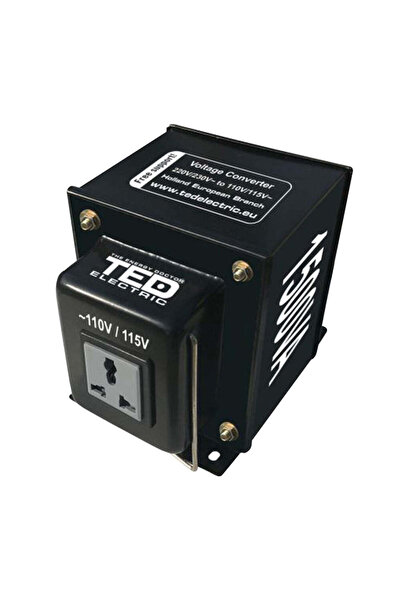 TED Electric Transformator de curent 220V la 110V - 1500W Convertor de tensiu...