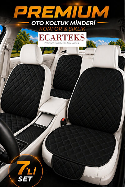 ECARTEKS PREMİUM QUALİTY CAR ACCESSORİES Terletmez Cepli Oto Koltuk Minder Se...