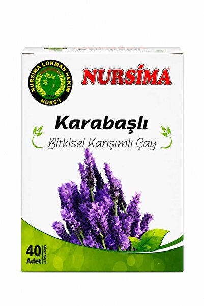 Nursima Karabaşlı Bitkisel Karışımlı Çay 40 'lı Süzen Poşet