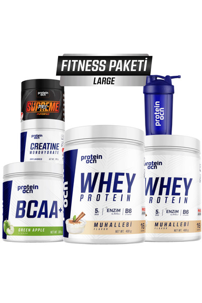 Proteinocean Fıtness Paketi Large - Muhallebi Yeşil Elma